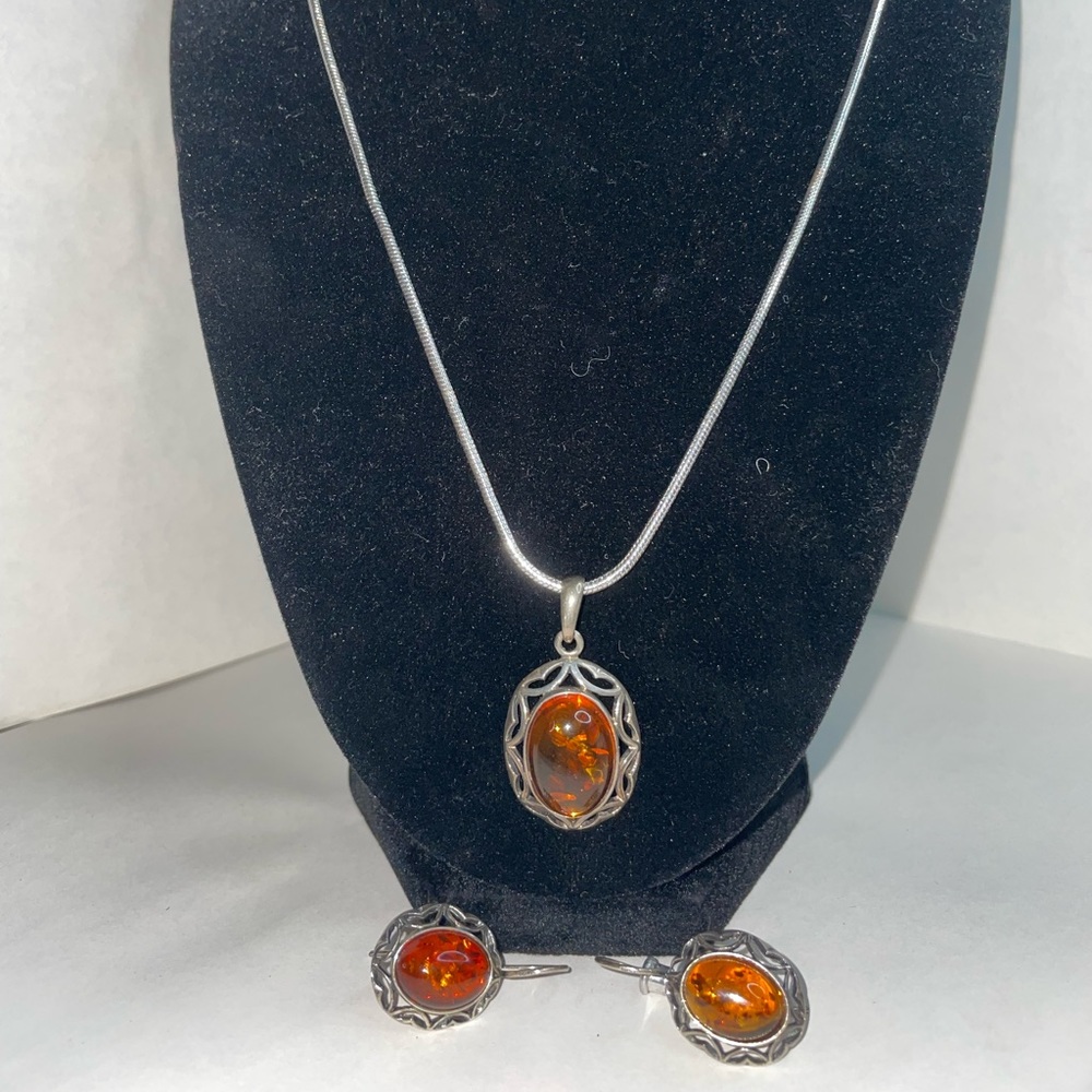 Bundle Vintage Topaz Necklaces and Earring set